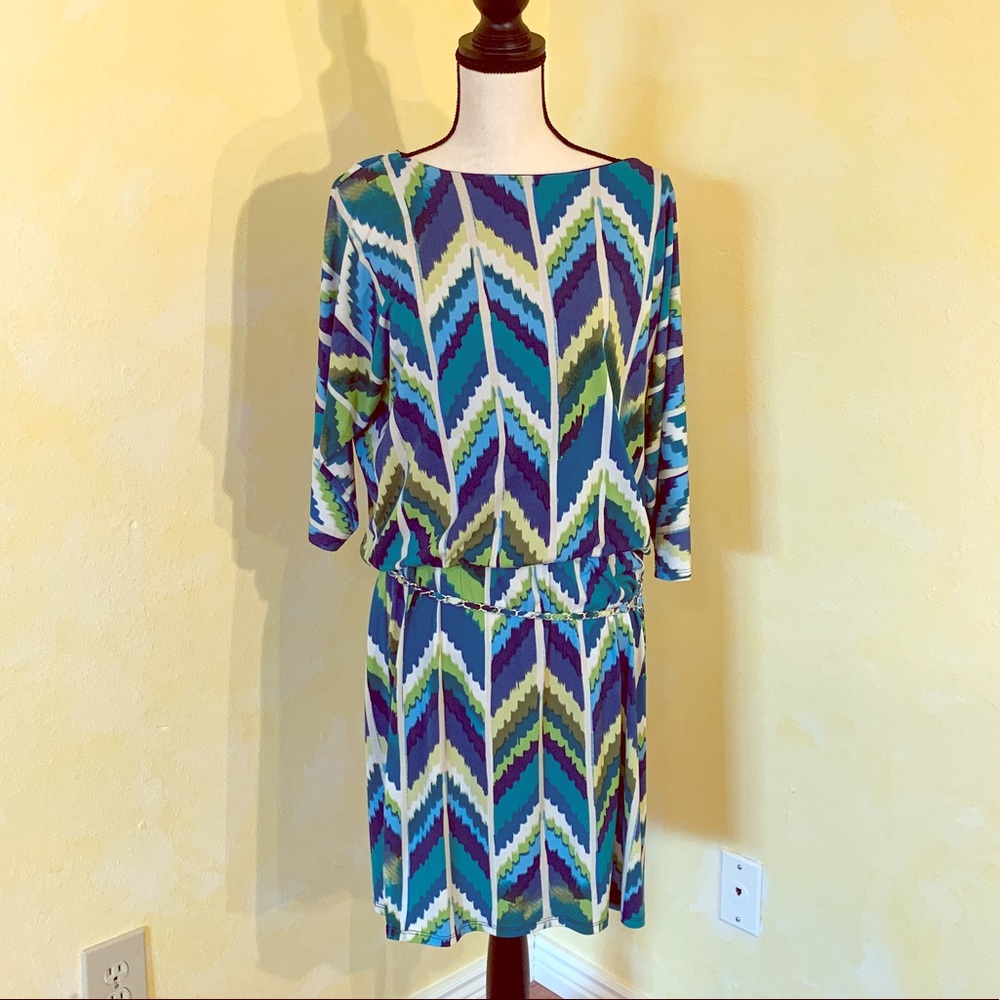 Beautiful Roz & Ali Colorful Dress